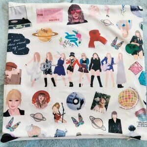 Taylor Swift Pillow Case Cushion Cover Swiftie Pillowcase